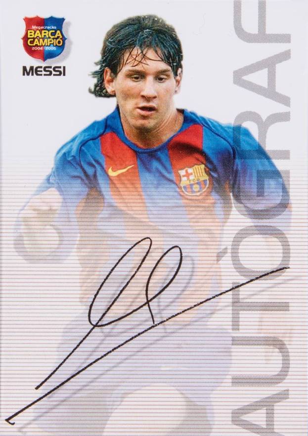 2004 Panini Sports Mega Cracks Barca Lionel Messi #89 Soccer Card