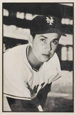 1953 Bowman B & W Hoyt Wilhelm #28 Baseball Card