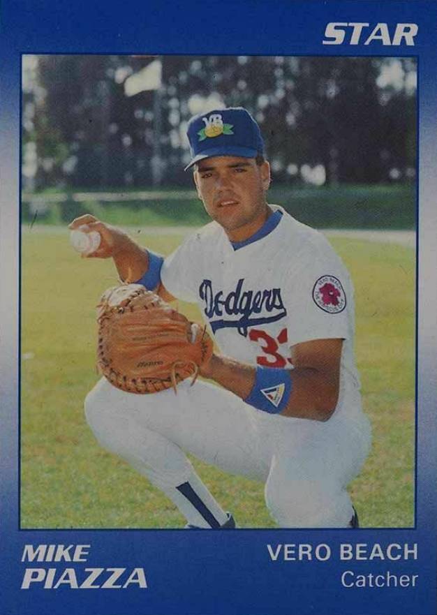 1990 Star Vero Beach Dodgers Mike Piazza #24 Baseball Card