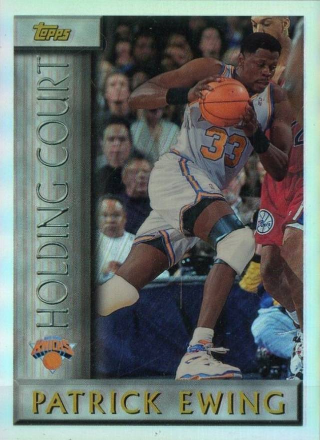 1996 Topps Holding Court Patrick Ewing #HC8 Basketball Card