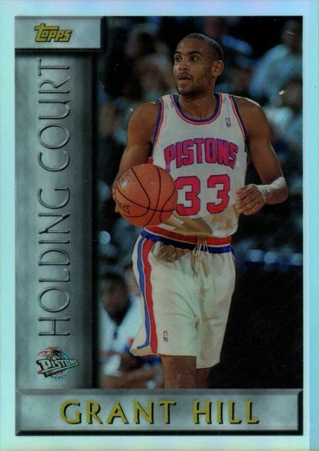 1996 Topps Holding Court Grant Hill #HC4 Basketball Card