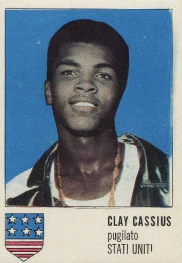 1965 Collezioni Lampo I Grandi Campioni Cassius Clay #154 Soccer Card