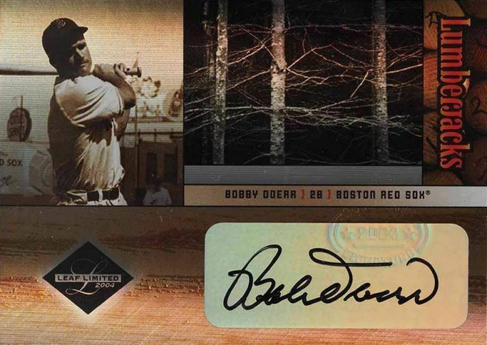 2004 Leaf Limited Lumberjacks Bobby Doerr #LJ-6 Baseball Card