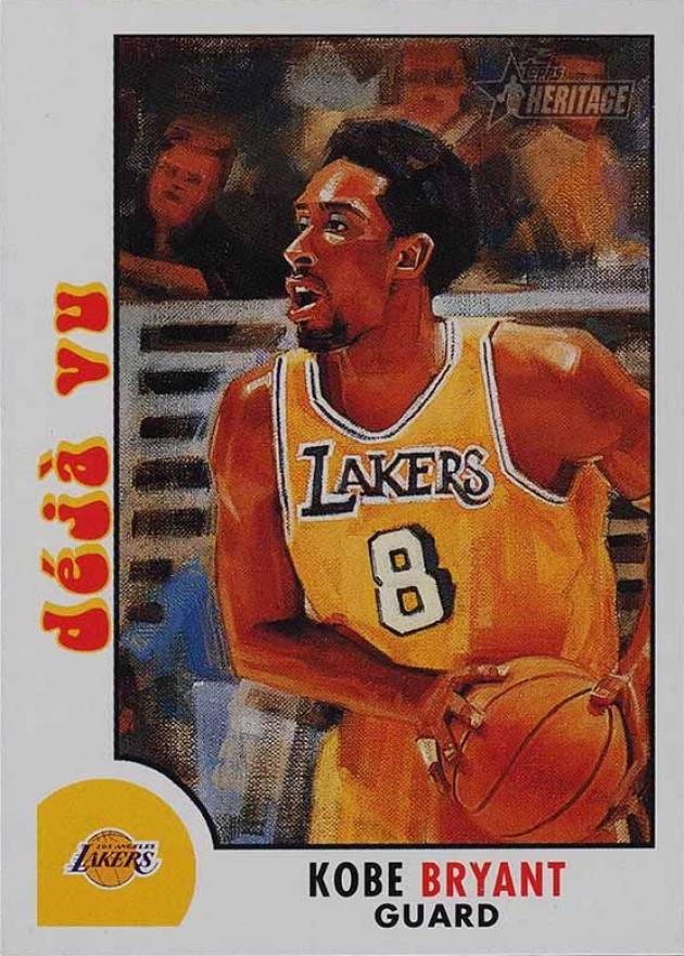2000 Topps Heritage Deja Vu Kobe Bryant #DV9 Basketball Card