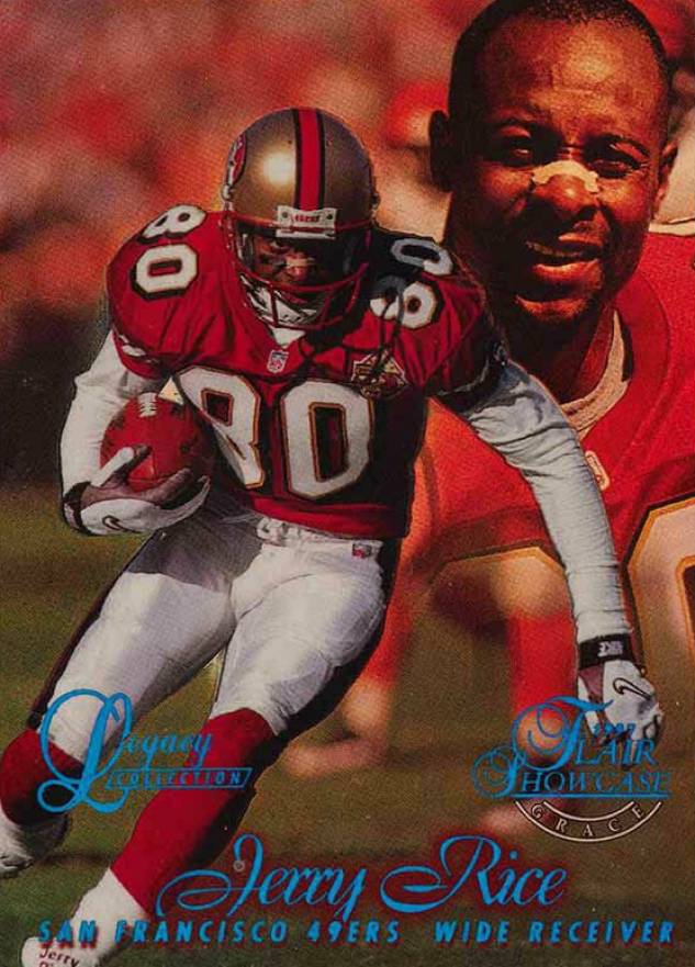 1997 Flair Showcase Legacy Collection Jerry Rice #1 Football Card