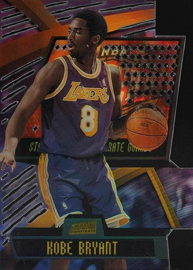 1998 Stadium Club Triumvirate  Kobe Bryant #T13A Basketball Card