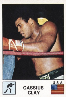 1974 Panini Sport Vedettes Cassius Clay #59 Other Sports Card