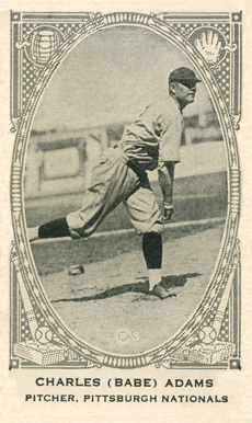 1922 American Caramel Charles (Babe) Adams # Baseball Card