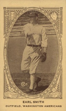 1922 American Caramel Earl Smith #204 Baseball Card