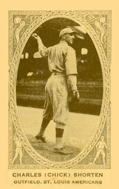 1922 American Caramel Charles (Chick) Shorten #201 Baseball Card