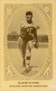1922 American Caramel Elmer Myers # Baseball Card
