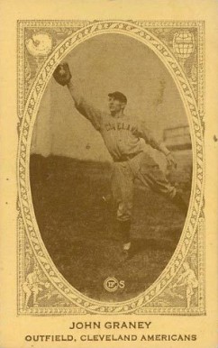 1922 American Caramel John Graney # Baseball Card