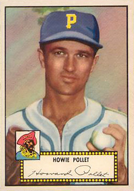 1952 Topps Howie Pollet #63b Baseball Card