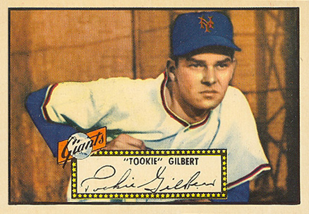 1952 Topps Tookie Gilbert #61 Baseball Card