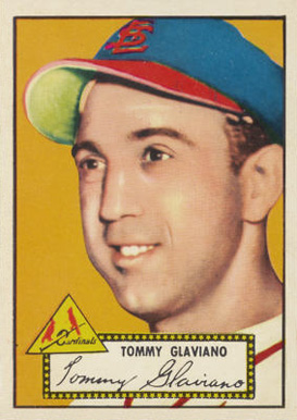 1952 Topps Tommy Glaviano #56 Baseball Card