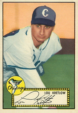 1952 Topps Lou Kretlow #42b Baseball Card