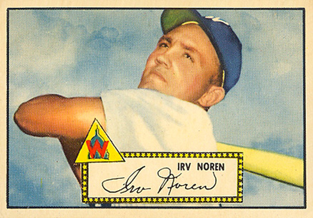 1952 Topps Irv Noren #40b Baseball Card