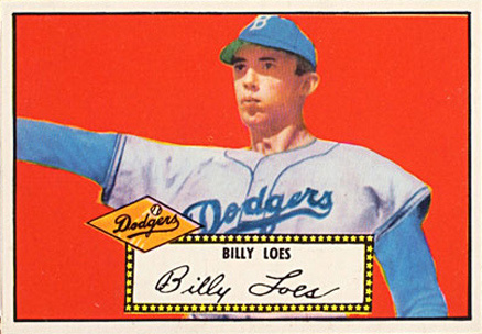 1952 Topps Billy Loes #20b Baseball Card