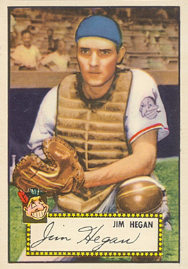 1952 Topps Jim Hegan #17b Baseball Card