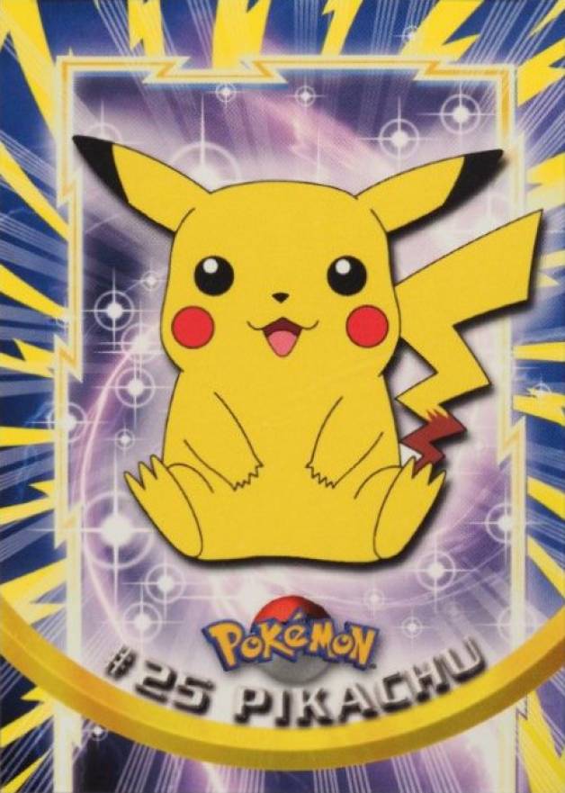 1999 Topps Pokemon TV Pikachu #25 TCG Card