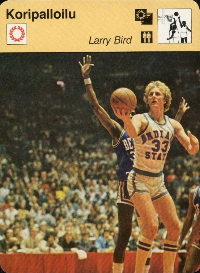 1980 Sportscaster Larry Bird #2425 Basketball Card