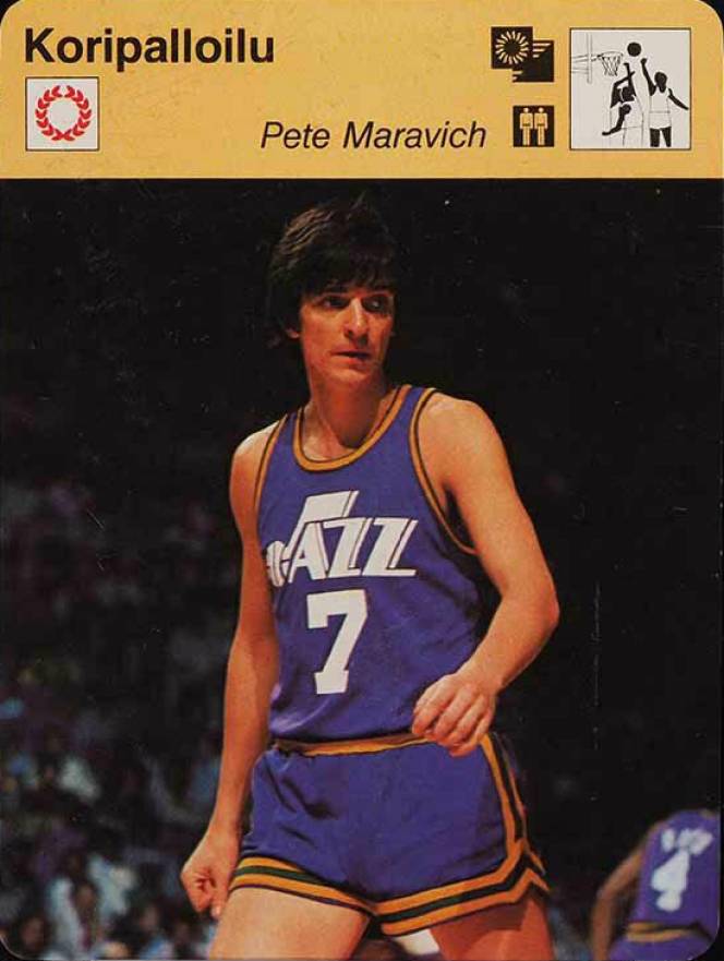 1980 Sportscaster Pete Maravich #2364 Basketball Card