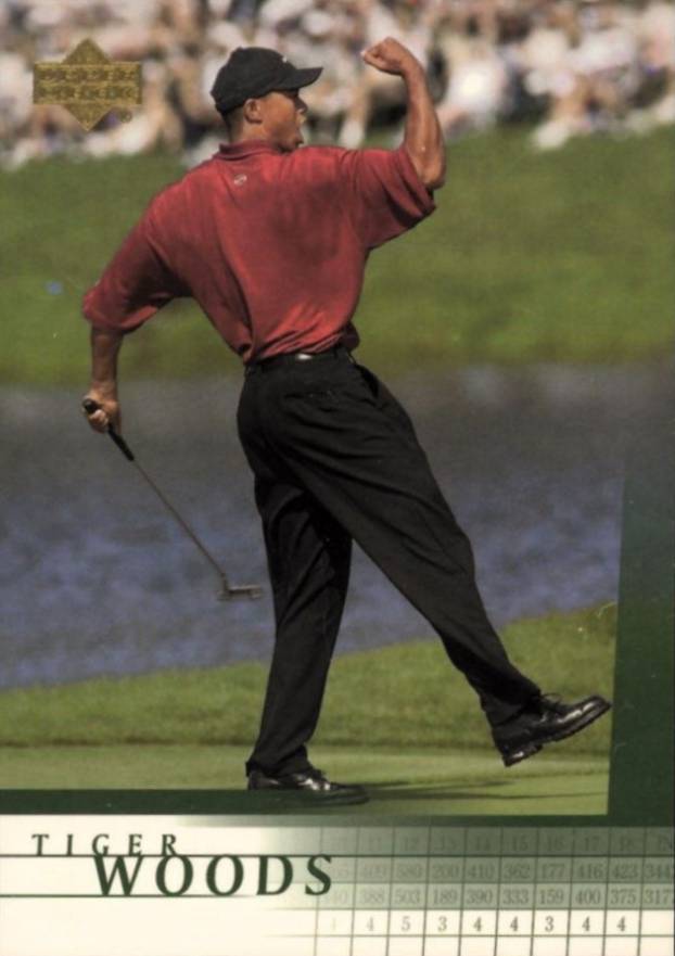 2001 Upper Deck Golf Promo Tiger Woods #TW Golf Card