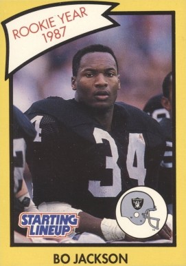 1990 Kenner Starting Lineup Bo Jackson # Football Card