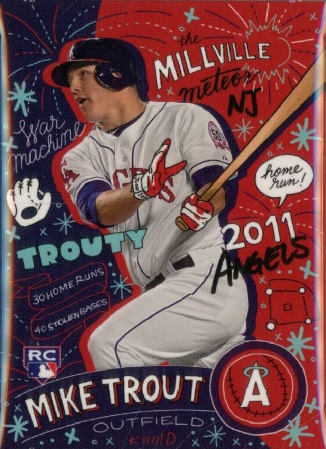 2020 Topps Project 2020 Mike Trout/Sophia Chang #142 Baseball Card