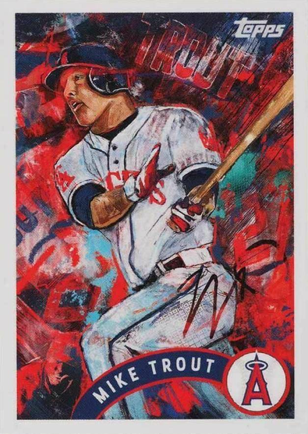 2020 Topps Project 2020 Andrew Thiele/Mike Trout #35 Baseball Card