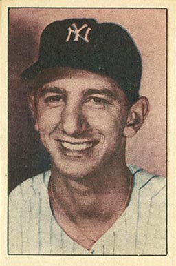 1952 Berk Ross Billy Martin # Baseball Card
