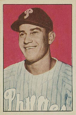 1952 Berk Ross Del Ennis # Baseball Card