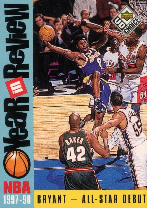 1998 Upper Deck Choice Kobe Bryant #186 Basketball Card