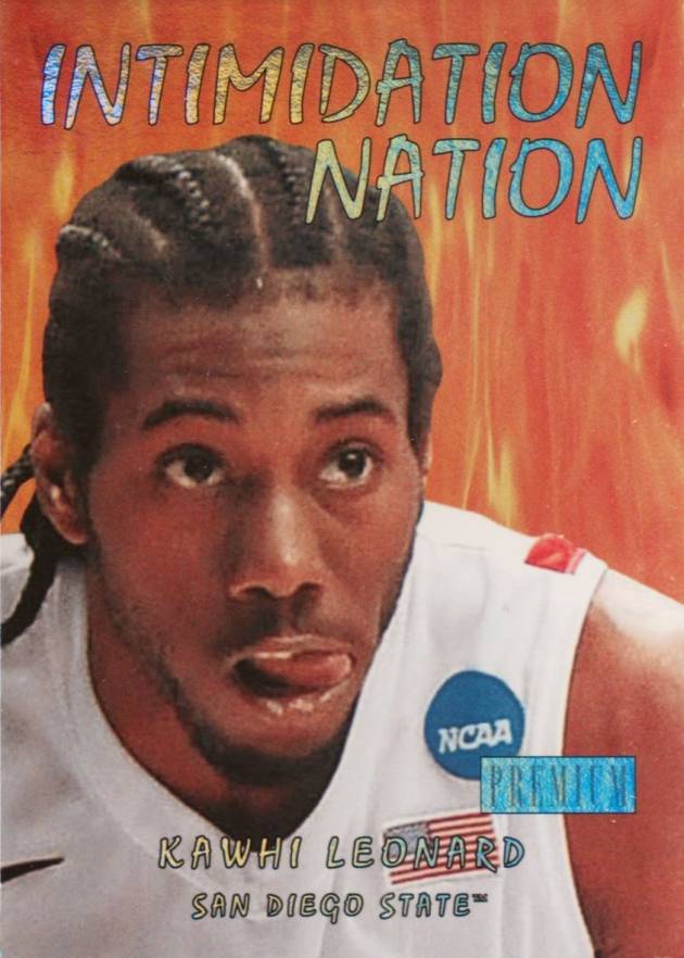 2011 Fleer Retro Intimidation Nation Kawhi Leonard #34 Basketball Card