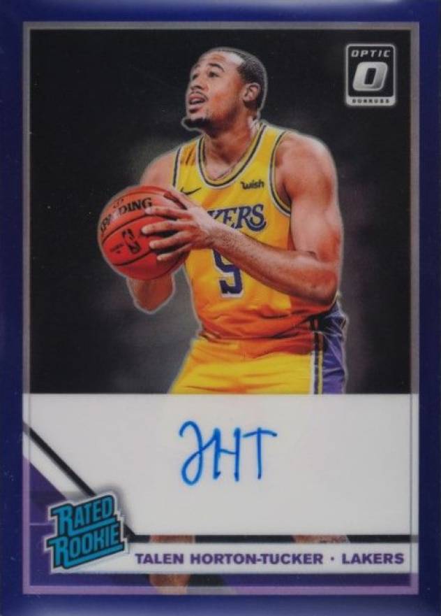 2019 Panini Donruss Optic Talen Horton-Tucker #151 Basketball Card