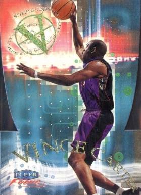 1999 Fleer Focus Soar Subject Vince Carter #13 Basketball Card