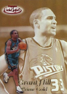 1999 Topps Gold Label Prime Gold Grant Hill #PG11 Basketball Card