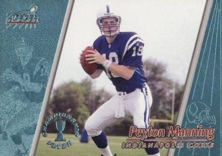 1998 Pacific Aurora Championship Fever Peyton Manning #22 Football Card