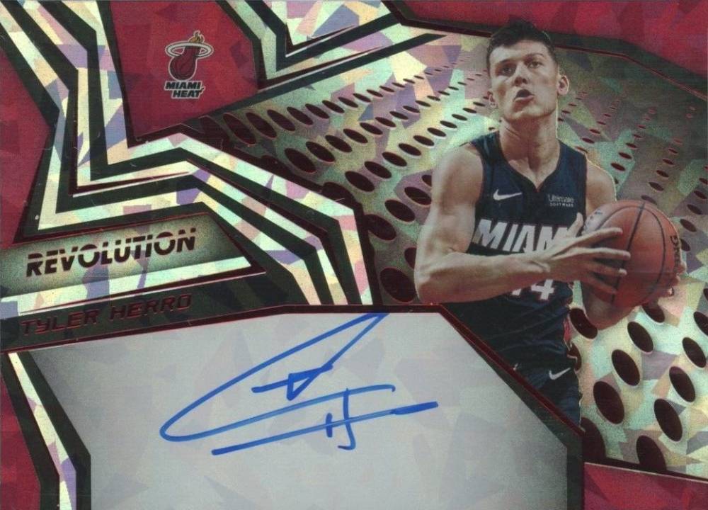 2019 Panini Revolution Rookie Autographs Tyler Herro #THR Basketball Card