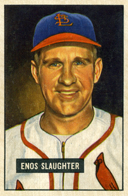 1951 Bowman Enos Slaughter #58 Baseball Card