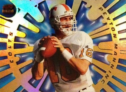 1998 Pacific Revolution Rookies & Stars Peyton Manning #15 Football Card