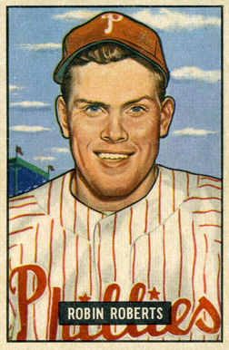 1951 Bowman Robin Roberts #3 Baseball Card