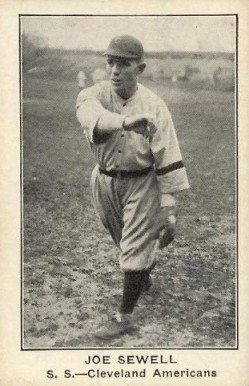 1922 American Caramel--Series of 120 ! RB Joe Sewell # Baseball Card