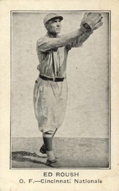 1922 American Caramel--Series of 120 ! RB Ed Roush # Baseball Card