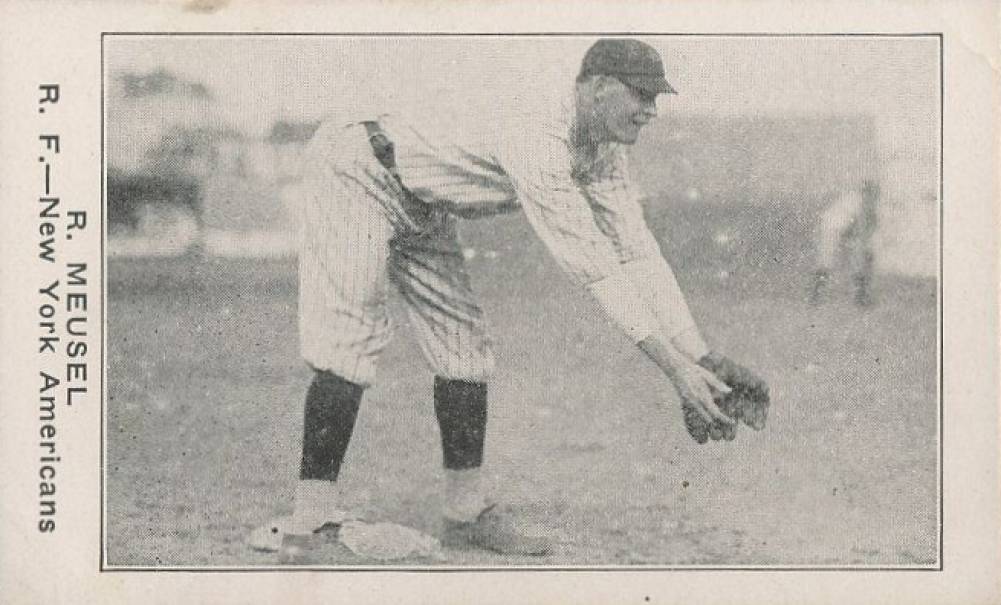1922 American Caramel--Series of 120 ! RB R. Meusel # Baseball Card