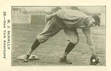 1922 American Caramel--Series of 120 ! RB M.J. McNally # Baseball Card