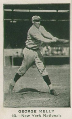 1922 American Caramel--Series of 120 ! RB George Kelly # Baseball Card