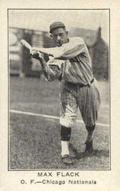 1922 American Caramel--Series of 120 ! RB Max Flack # Baseball Card