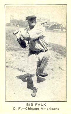 1922 American Caramel--Series of 120 ! RB Bib Falk # Baseball Card