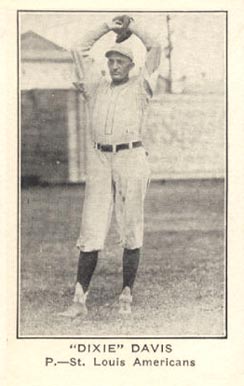 1922 American Caramel--Series of 120 ! RB "Dixie" Davis # Baseball Card